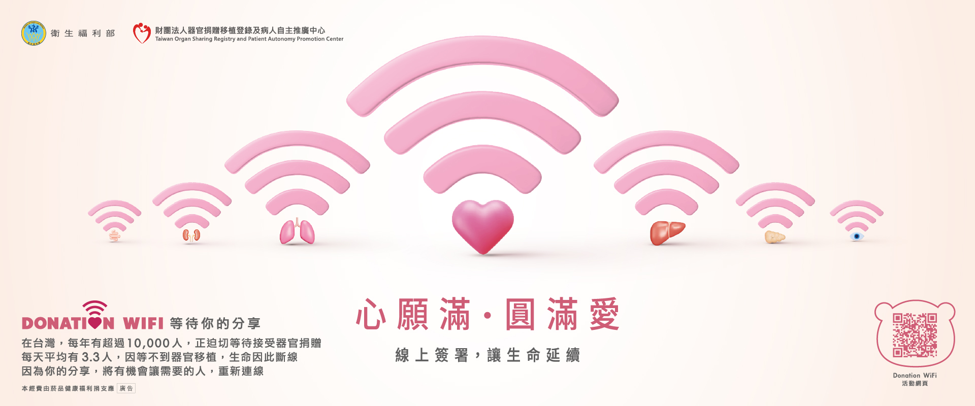 器官捐贈宣導月